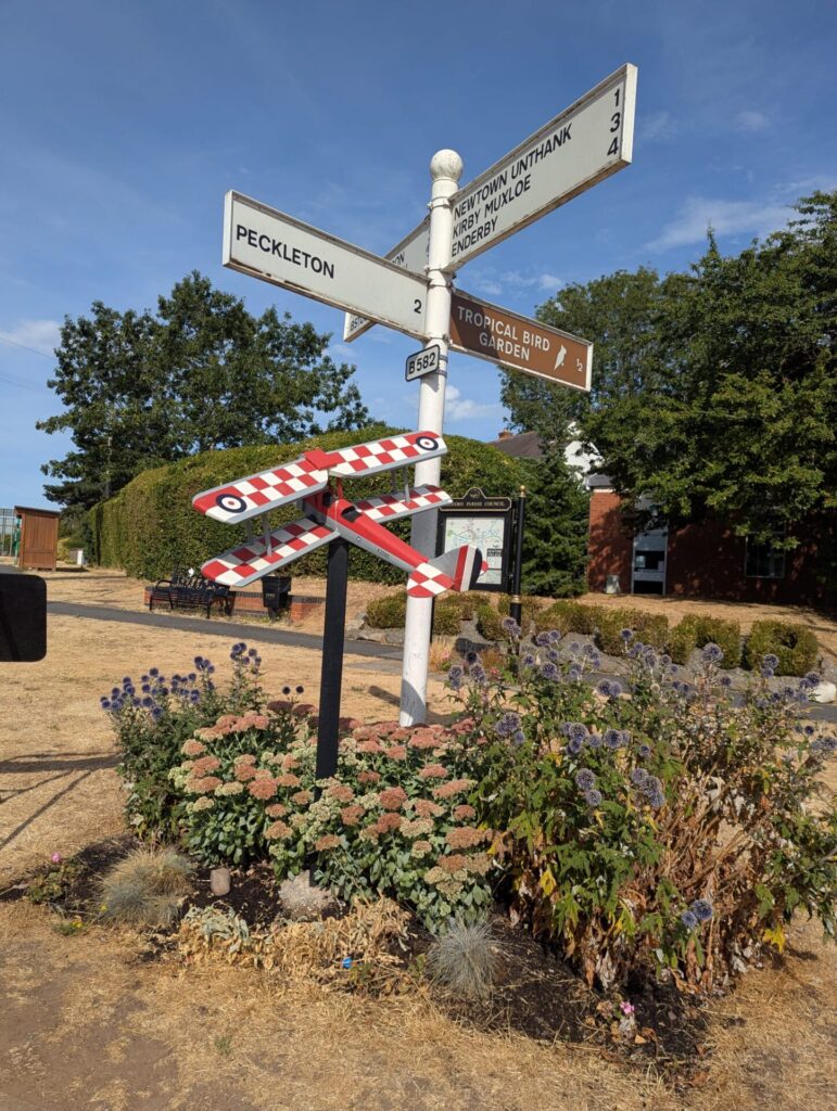 Desford Direction sign
